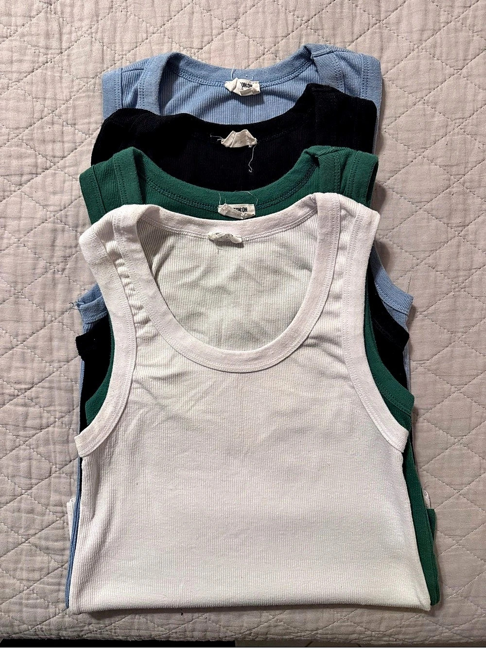 Cotton On Ribbed Tank Tops - Picture 1 of 2
